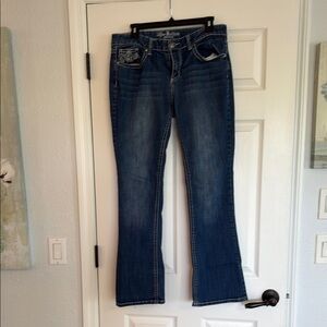 Love Nation Blue Boot Cut Jeans Premium Denim